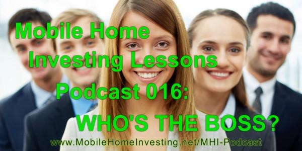 mobile home investing lessons podcast 16